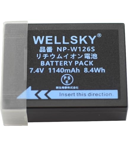 Amazon | NLC NP-W126S NP-W126 互換バッテリー 端子保護カバー付き